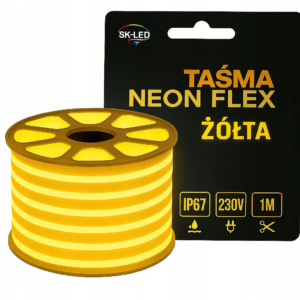 Dekoracyjny Neon LED 230V tworzący nastrojowe oświetlenie