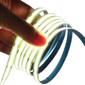 Taśma LED COB 5m 12V Zielona 320 LED 8mm