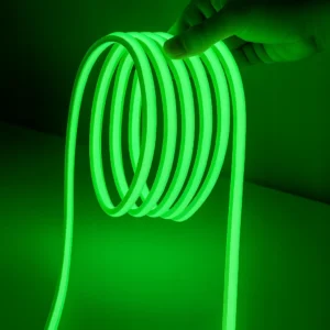 NEON LED 230V SMD 240 LED/m 10mm IP65 Zielony