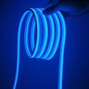 NEON LED 230V 240 LED/m 10mm IP65 Niebieski