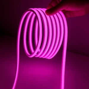 NEON LED 230V SMD 240 LED/m 10mm Różowy IP65
