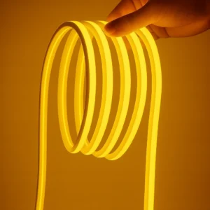 NEON LED 230V SMD 240 LED/m 10mm IP65 Żółty