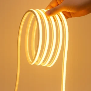 NEON LED 230V SMD 240 LED/m 10mm IP65 Biały Ciepły